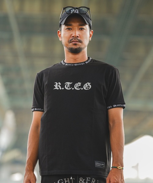 adamsJUGGLER（アダムスジャグラー）の「RTEGO.E ジャガードティー（Tシャツ/カットソー・メンズ・ブラック/ホワイト・L/M/S/XXL/XL）」の2枚目の写真
