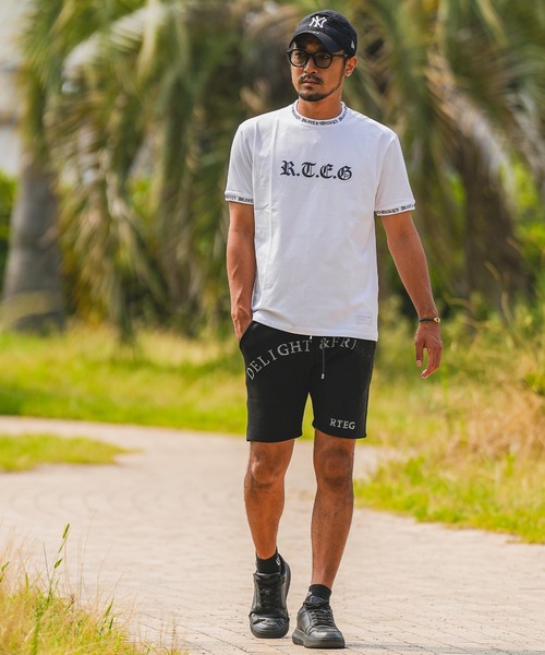 adamsJUGGLER（アダムスジャグラー）の「RTEGO.E ジャガードティー（Tシャツ/カットソー・メンズ・ブラック/ホワイト・L/M/S/XXL/XL）」の3枚目の写真
