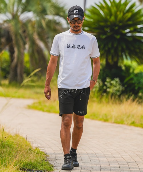 adamsJUGGLER（アダムスジャグラー）の「RTEGO.E ジャガードティー（Tシャツ/カットソー・メンズ・ブラック/ホワイト・L/M/S/XXL/XL）」の5枚目の写真
