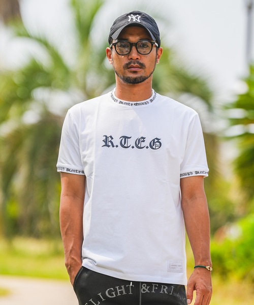 adamsJUGGLER（アダムスジャグラー）の「RTEGO.E ジャガードティー（Tシャツ/カットソー・メンズ・ブラック/ホワイト・L/M/S/XXL/XL）」の8枚目の写真