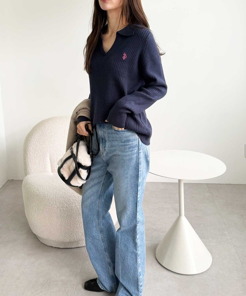 セール】GeeRA別注【U.S. POLO ASSN.】もちもち素材！ワンポイント刺繍