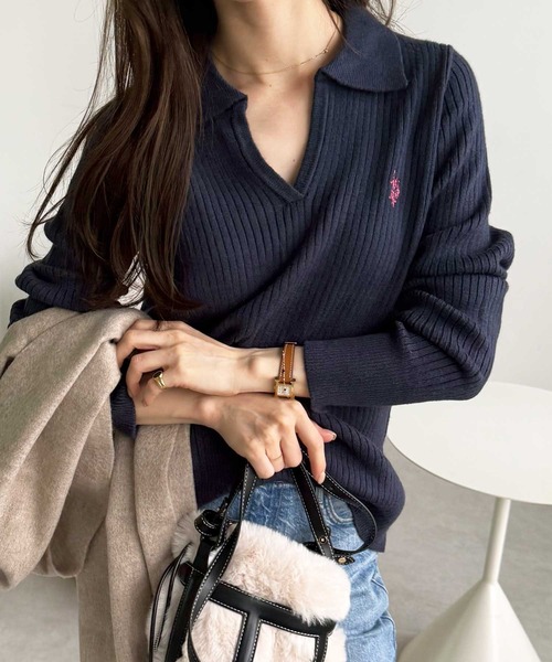 セール】GeeRA別注【U.S. POLO ASSN.】もちもち素材！ワンポイント刺繍