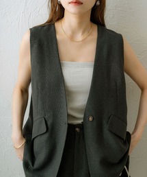 【NOAHL】接触冷感カップ付き2wayキャミソール