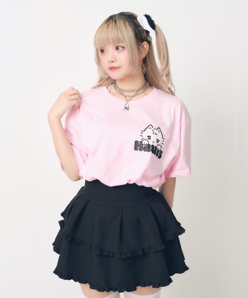 Hauls（ハウルズ）の「アル吉ちゃんのBIGTEE（Tシャツ/カットソー・レディース・ピンク/ホワイト・X-LARGE）」の9枚目の写真