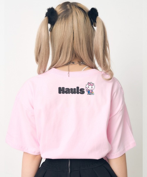 Hauls（ハウルズ）の「アル吉ちゃんのBIGTEE（Tシャツ/カットソー・レディース・ピンク/ホワイト・X-LARGE）」の11枚目の写真