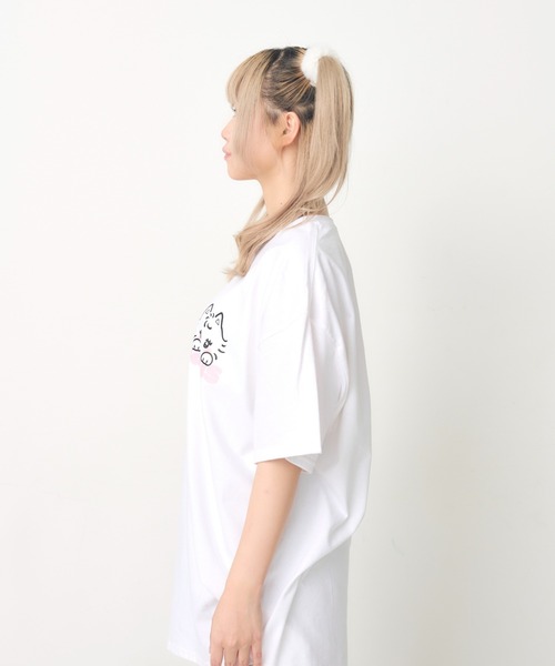 Hauls（ハウルズ）の「アル吉ちゃんのBIGTEE（Tシャツ/カットソー・レディース・ピンク/ホワイト・X-LARGE）」の16枚目の写真