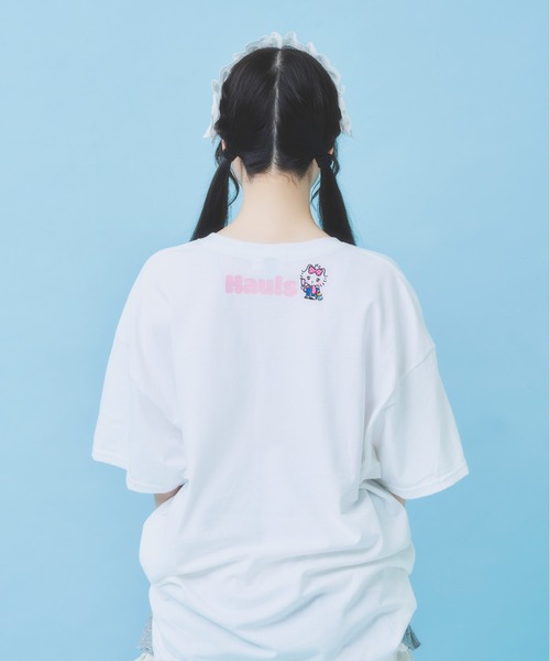 Hauls（ハウルズ）の「アル吉ちゃんのBIGTEE（Tシャツ/カットソー・レディース・ピンク/ホワイト・X-LARGE）」の19枚目の写真