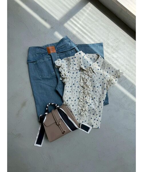 dazzlin（ダズリン）の「スカーフ付ショルダーバッグ（ショルダーバッグ・レディース・ブラウン/ベージュ・FREE）」の5枚目の写真