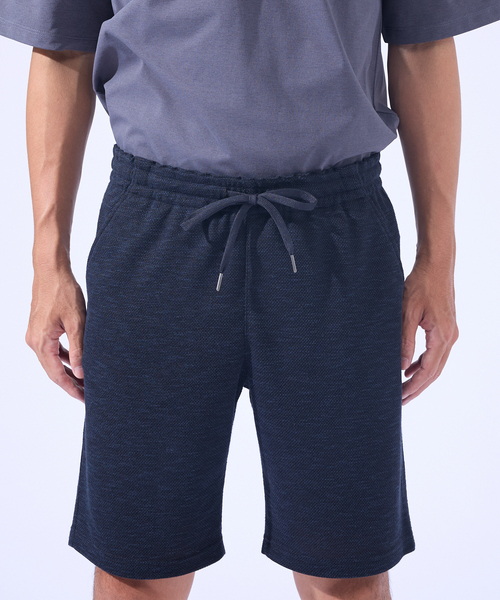 ABAHOUSE GRAY（アバハウスグレイ）の「【セットアップ対応】バーズアイ イージー ショーツ（その他パンツ・メンズ・ネイビー/ライトグレー/ブルー・46/48/50）」の9枚目の写真