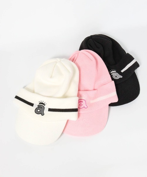 archivio アルチビオ ニット キャップ ★新品未使用★ archivio（アルチビオ） ニット帽 ニットキャップ 「MENS」刺繍ニット