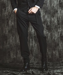 【NO ID.】Belted Tapered Trousers / ベルテッド テーパード トラウザーズ