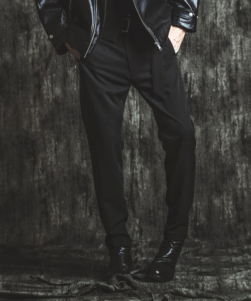 NO ID.（ノーアイディ）の「【NO ID.】Belted Tapered Trousers / ベルテッド テーパード トラウザーズ（スラックス・メンズ・その他23/ブラック・2/1）」の22枚目の写真