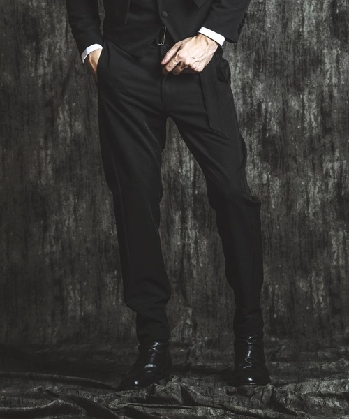 NO ID.（ノーアイディ）の「【NO ID.】Belted Tapered Trousers / ベルテッド テーパード トラウザーズ（スラックス・メンズ・その他23/ブラック・2/1）」の9枚目の写真