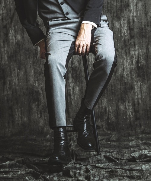 NO ID.（ノーアイディ）の「【NO ID.】Belted Tapered Trousers / ベルテッド テーパード トラウザーズ（スラックス・メンズ・その他23/ブラック・2/1）」の12枚目の写真