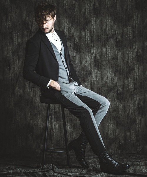 NO ID.（ノーアイディ）の「【NO ID.】Belted Tapered Trousers / ベルテッド テーパード トラウザーズ（スラックス・メンズ・その他23/ブラック・2/1）」の4枚目の写真