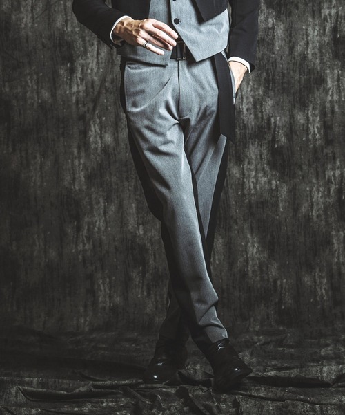 NO ID.（ノーアイディ）の「【NO ID.】Belted Tapered Trousers / ベルテッド テーパード トラウザーズ（スラックス・メンズ・その他23/ブラック・2/1）」の6枚目の写真