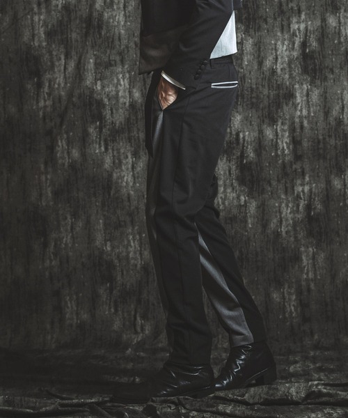 NO ID.（ノーアイディ）の「【NO ID.】Belted Tapered Trousers / ベルテッド テーパード トラウザーズ（スラックス・メンズ・その他23/ブラック・2/1）」の7枚目の写真