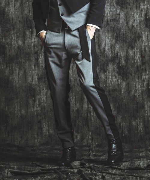 NO ID.（ノーアイディ）の「【NO ID.】Belted Tapered Trousers / ベルテッド テーパード トラウザーズ（スラックス・メンズ・その他23/ブラック・2/1）」の8枚目の写真