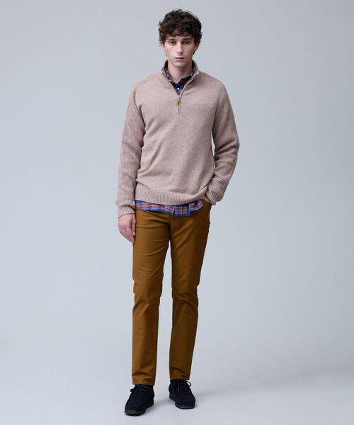 J.PRESS(ジェイプレス)の「【ストレッチ】ハイパワーストレッチバーズアイ パンツ(その他パンツ・メンズ・グレー系/ブラウン系/ベージュ系・78/74/94/90/86/82)」の5枚目の写真