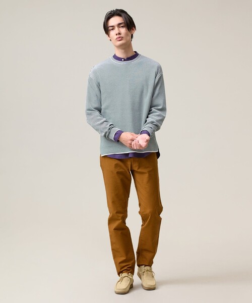 J.PRESS(ジェイプレス)の「【ストレッチ】ハイパワーストレッチバーズアイ パンツ(その他パンツ・メンズ・グレー系/ブラウン系/ベージュ系・78/74/94/90/86/82)」の10枚目の写真