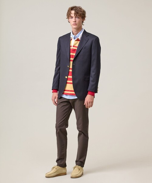 J.PRESS(ジェイプレス)の「【ストレッチ】ハイパワーストレッチバーズアイ パンツ(その他パンツ・メンズ・グレー系/ブラウン系/ベージュ系・78/74/94/90/86/82)」の21枚目の写真
