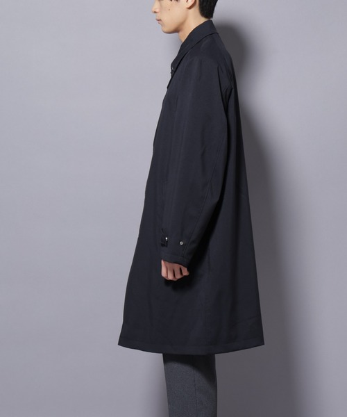 NANO universe（ナノユニバース）の「「RainComfortWear」ダントツ撥水透湿コーティングステンカラーコート（ステンカラーコート・メンズ・チャコール/ダークネイビー・S/M/L）」の16枚目の写真