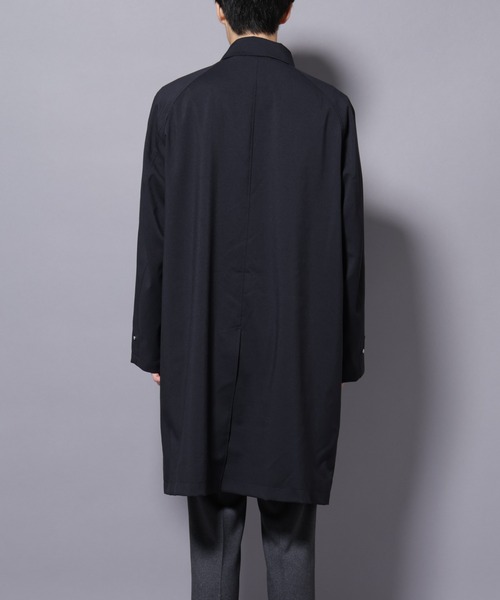 NANO universe（ナノユニバース）の「「RainComfortWear」ダントツ撥水透湿コーティングステンカラーコート（ステンカラーコート・メンズ・チャコール/ダークネイビー・S/M/L）」の17枚目の写真