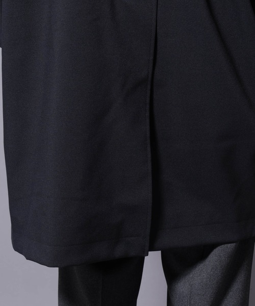NANO universe（ナノユニバース）の「「RainComfortWear」ダントツ撥水透湿コーティングステンカラーコート（ステンカラーコート・メンズ・チャコール/ダークネイビー・S/M/L）」の21枚目の写真
