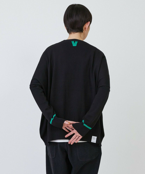 FRAPBOIS(フラボア)の「マークカーデ2(カーディガン/ボレロ・レディース・ブラック/グレー/レッド・2/1)」の21枚目の写真