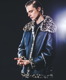 5351 POUR LES HOMMES | 【25A/W】B-3 ムートン ライダース(ライダースジャケット)