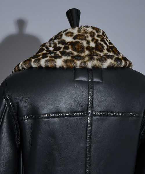 5351 POUR LES HOMMES（ゴーサンゴーイチプールオム）の「【25A/W】B-3 ムートン ライダース（ライダースジャケット・メンズ・ブラック/その他・50/48/46/44）」の7枚目の写真