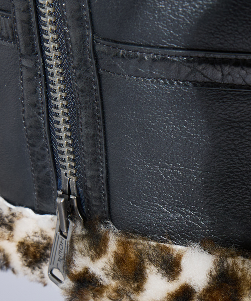 5351 POUR LES HOMMES（ゴーサンゴーイチプールオム）の「【25A/W】B-3 ムートン ライダース（ライダースジャケット・メンズ・ブラック/その他・50/48/46/44）」の12枚目の写真