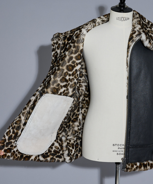 5351 POUR LES HOMMES（ゴーサンゴーイチプールオム）の「【25A/W】B-3 ムートン ライダース（ライダースジャケット・メンズ・ブラック/その他・50/48/46/44）」の15枚目の写真