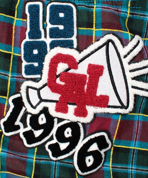 GALFY(ガルフィー)の「【GALFY/ガルフィー】ワッペンだらけチェックシャツパーカー(シャツ/ブラウス・メンズ・オレンジ系その他/グリーン系その他/ブラウン系その他・L/XL)」の15枚目の写真