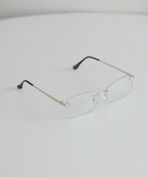 【ユニセックス】フレームレスクリアメガネ