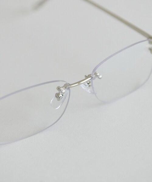 DISCOAT（ディスコート）の「【ユニセックス】フレームレスクリアメガネ（サングラス・レディース・ゴールド/シルバー・FREE）」の3枚目の写真