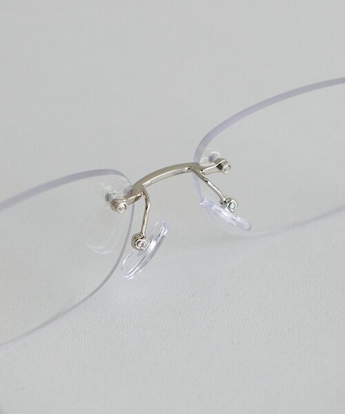 DISCOAT（ディスコート）の「【ユニセックス】フレームレスクリアメガネ（サングラス・レディース・ゴールド/シルバー・FREE）」の5枚目の写真