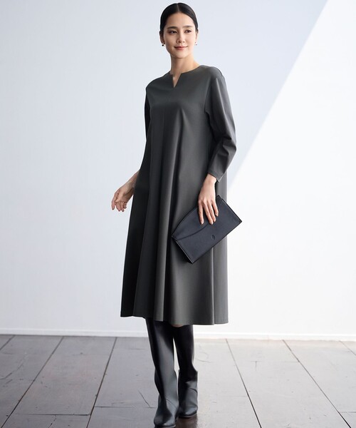 クリアーコットンポンチ ワンピース（ワンピース）｜自由区（ジユウク