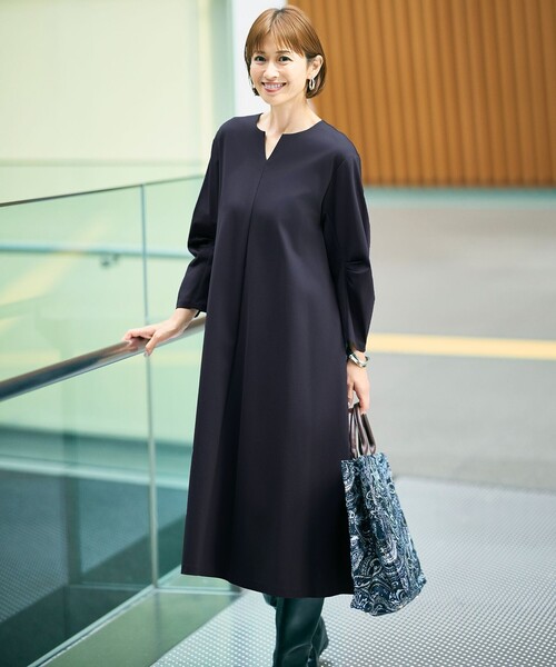 クリアーコットンポンチ ワンピース（ワンピース）｜自由区（ジユウク