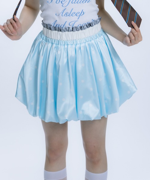 monepine バルーンレイヤードスカート かきぶちももの monepine スカート balloon layered skirt/バルーンレイヤード