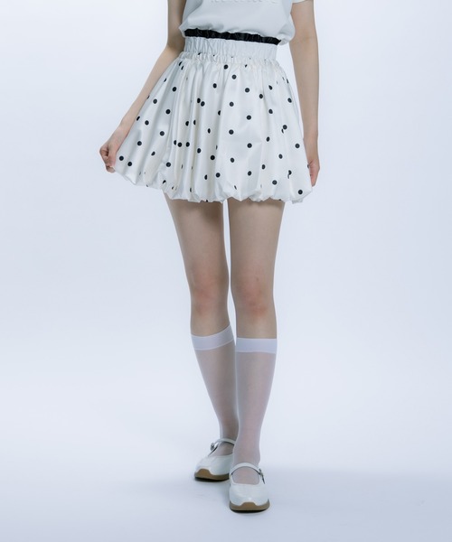 monepine（モネピネ）の「balloon layered skirt/バルーンレイヤード