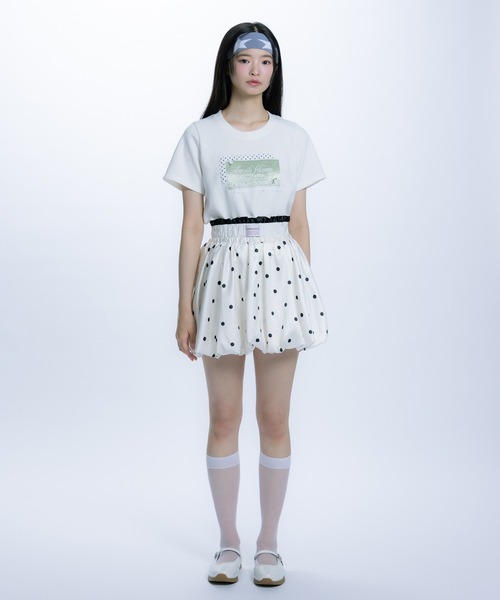 monepine バルーンレイヤードスカート かきぶちももの monepine スカート balloon layered skirt/バルーンレイヤード