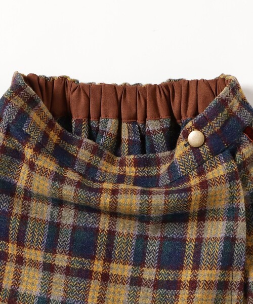 B:MING by BEAMS（ビーミングバイビームス）の「チェック ラップ キュロット 2025FW（100～140cm）（その他パンツ・キッズ・オレンジ/イエロー・100/110/120/130/140）」の21枚目の写真