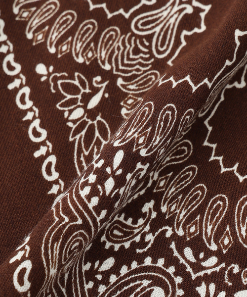 destin（デスティン）の「*【destin/デスティン】別注フリンジバンダナ（バンダナ/スカーフ・レディース・ブラック/チョコ・FREE）」の17枚目の写真