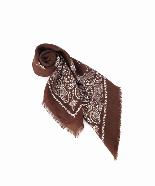 destin（デスティン）の「*【destin/デスティン】別注フリンジバンダナ（バンダナ/スカーフ・レディース・ブラック/チョコ・FREE）」の18枚目の写真