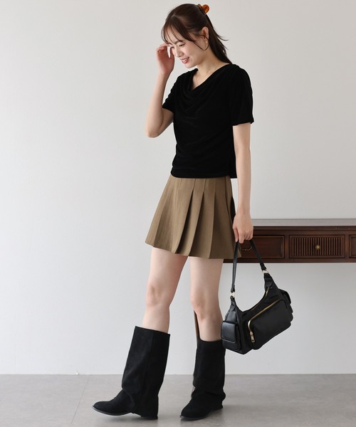 BLUEEAST(ブルーイースト)の「スウェードカバーブーツ(ブーツ・レディース・ブラック/ブラウン・MEDIUM/LARGE)」の12枚目の写真