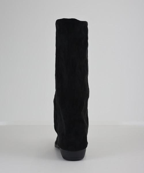 BLUEEAST(ブルーイースト)の「スウェードカバーブーツ(ブーツ・レディース・ブラック/ブラウン・MEDIUM/LARGE)」の16枚目の写真