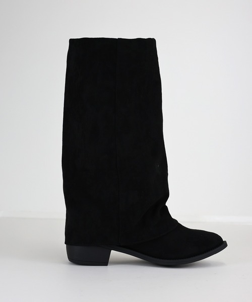 BLUEEAST(ブルーイースト)の「スウェードカバーブーツ(ブーツ・レディース・ブラック/ブラウン・MEDIUM/LARGE)」の15枚目の写真