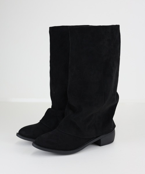 BLUEEAST(ブルーイースト)の「スウェードカバーブーツ(ブーツ・レディース・ブラック/ブラウン・MEDIUM/LARGE)」の14枚目の写真