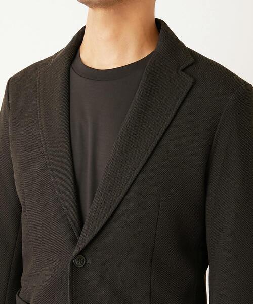 MEN'S MELROSE（メンズメルローズ）の「ウーリービシュウドビー コンフォートイージージャケット(セットアップ可)（テーラードジャケット・メンズ・ネイビー/ブラウン/グレー/ブラック・3/4/5/2）」の12枚目の写真